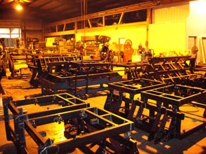 Structural steel fabrication